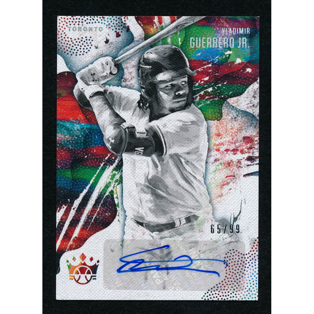 Vladimir Guerrero Jr. 2019 Diamond Kings DK Signatures Holo Silver #