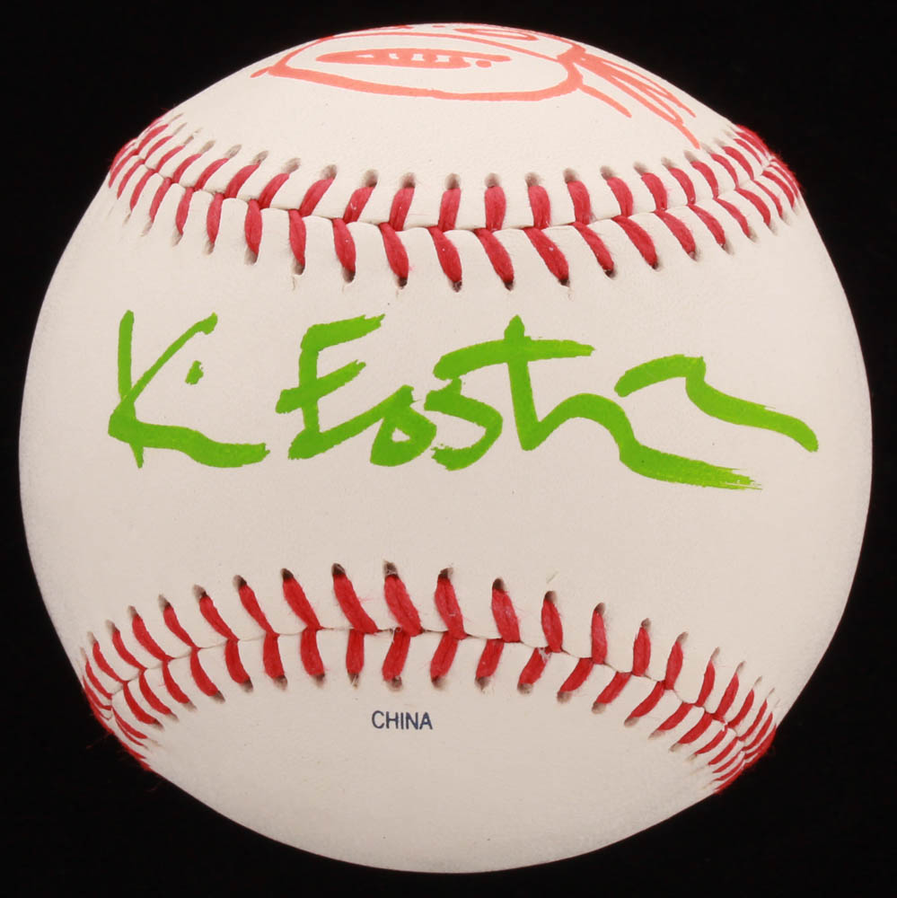 Kevin Eastman Signed Baseball with Hand-Drawn Michaelangelo Sketch (JSA COA) at PristineAuction.com Kevin Eastman Signed Baseball with Hand-Drawn Michaelangelo Sketch (JSA COA) at PristineAuction.com