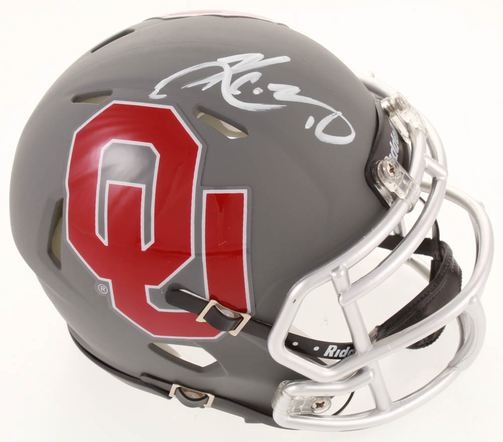Kyler Murray Signed Oklahoma Sooners AMP Alternate Speed Mini-Helmet (Beckett COA) at PristineAuction.com Kyler Murray Signed Oklahoma Sooners AMP Alternate Speed Mini-Helmet (Beckett COA) at PristineAuction.com