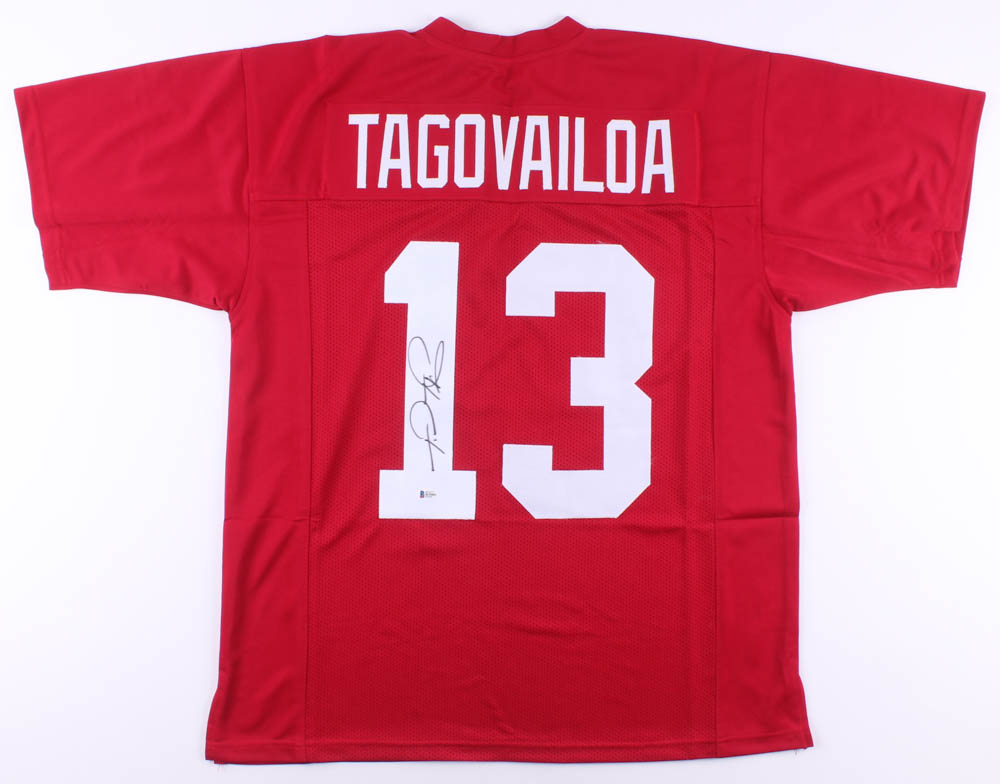 Tua Tagovailoa Signed Jersey (Beckett COA) at PristineAuction.com Tua Tagovailoa Signed Jersey (Beckett COA) at PristineAuction.com