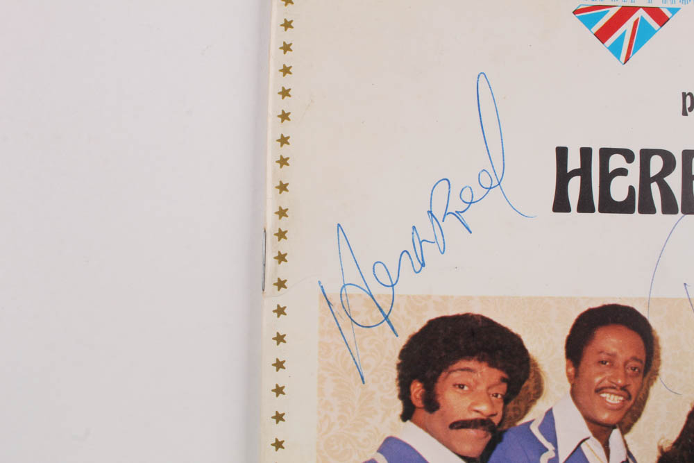 The Platters 8.25x12 Program Signed by (5) with Herb Reed, Tony ...