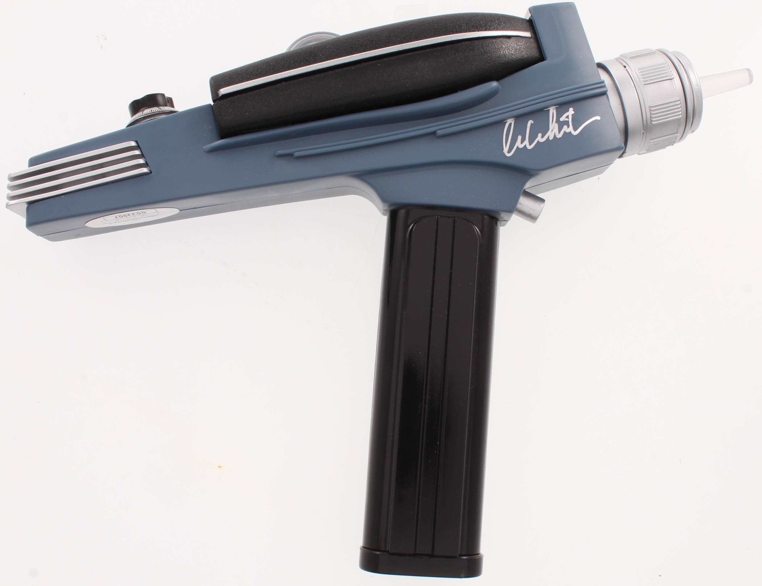 William Shatner Signed "Star Trek" Phaser (JSA COA) at PristineAuction.com William Shatner Signed "Star Trek" Phaser (JSA COA) at PristineAuction.com