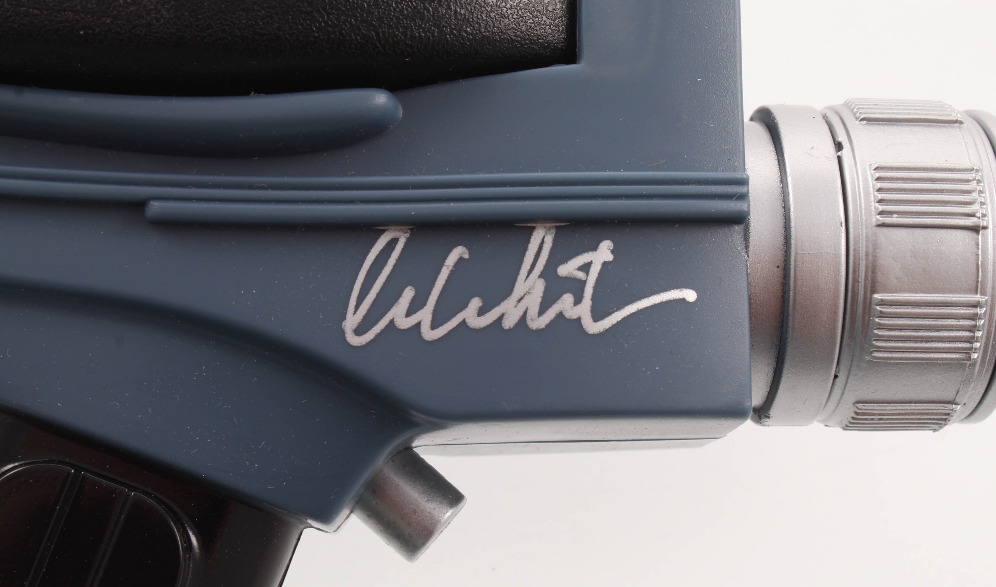 William Shatner Signed "Star Trek" Phaser (JSA COA) at PristineAuction.com William Shatner Signed "Star Trek" Phaser (JSA COA) at PristineAuction.com
