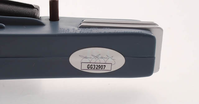 William Shatner Signed "Star Trek" Phaser (JSA COA) at PristineAuction.com William Shatner Signed "Star Trek" Phaser (JSA COA) at PristineAuction.com