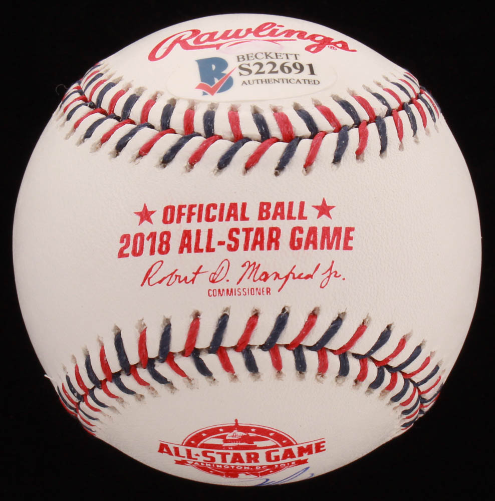 Francisco Lindor Signed 2018 All-Star Game Baseball (Beckett COA) at PristineAuction.com Francisco Lindor Signed 2018 All-Star Game Baseball (Beckett COA) at PristineAuction.com