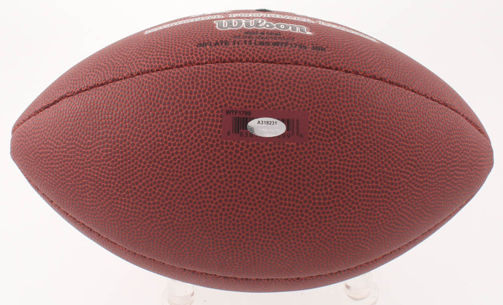 Andre Rison Signed NFL Football Inscribed "Bad Moon" (Schwartz) at PristineAuction.com Andre Rison Signed NFL Football Inscribed "Bad Moon" (Schwartz) at PristineAuction.com