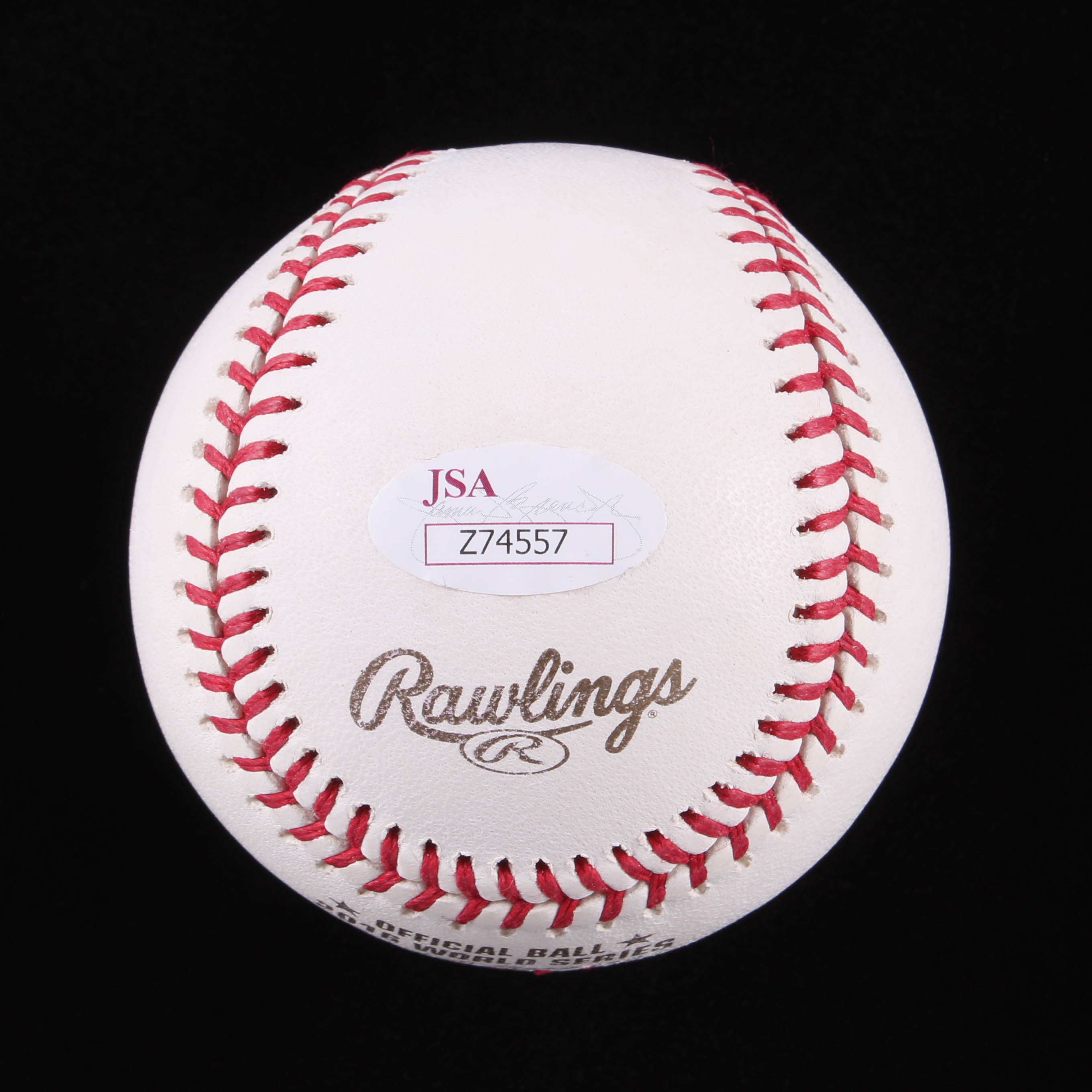 John Lackey Signed Official 2016 World Series Baseball (JSA LOA) at PristineAuction.com John Lackey Signed Official 2016 World Series Baseball (JSA LOA) at PristineAuction.com