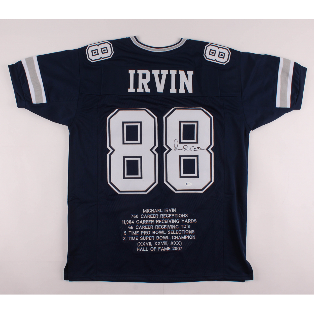 michael irvin signed jersey