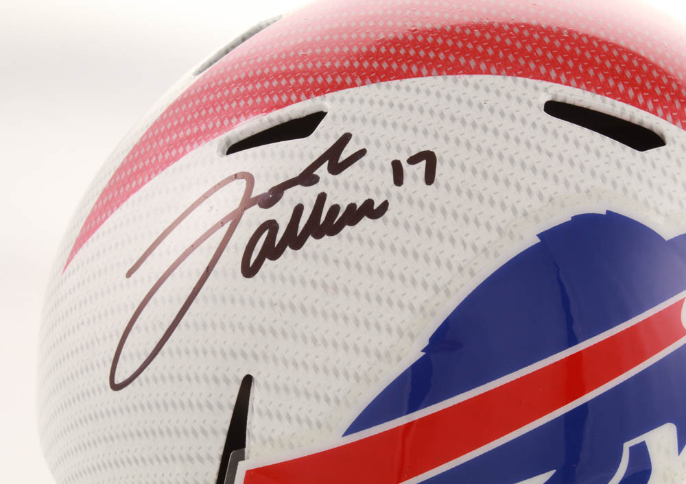 Josh Allen Signed Bills Full-Size Hydro-Dipped Speed Helmet (Beckett COA) at PristineAuction.com Josh Allen Signed Bills Full-Size Hydro-Dipped Speed Helmet (Beckett COA) at PristineAuction.com