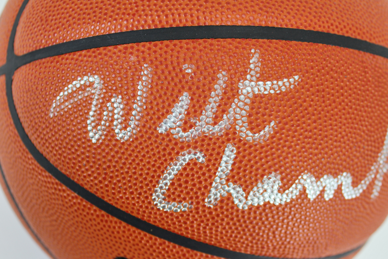Wilt Chamberlain Signed NBA Game Ball Basketball (Beckett LOA) at PristineAuction.com Wilt Chamberlain Signed NBA Game Ball Basketball (Beckett LOA) at PristineAuction.com