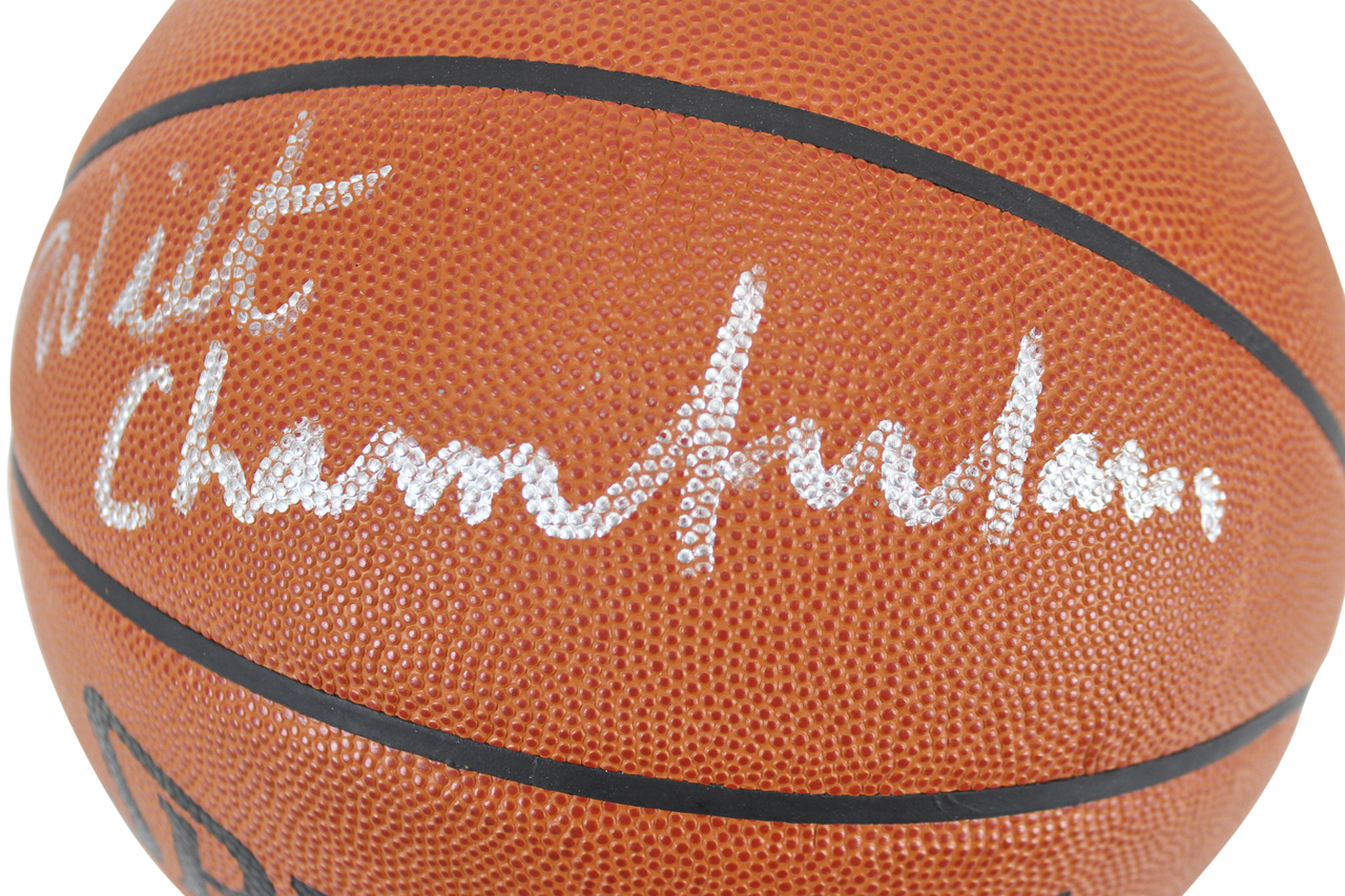 Wilt Chamberlain Signed NBA Game Ball Basketball (Beckett LOA) at PristineAuction.com Wilt Chamberlain Signed NBA Game Ball Basketball (Beckett LOA) at PristineAuction.com