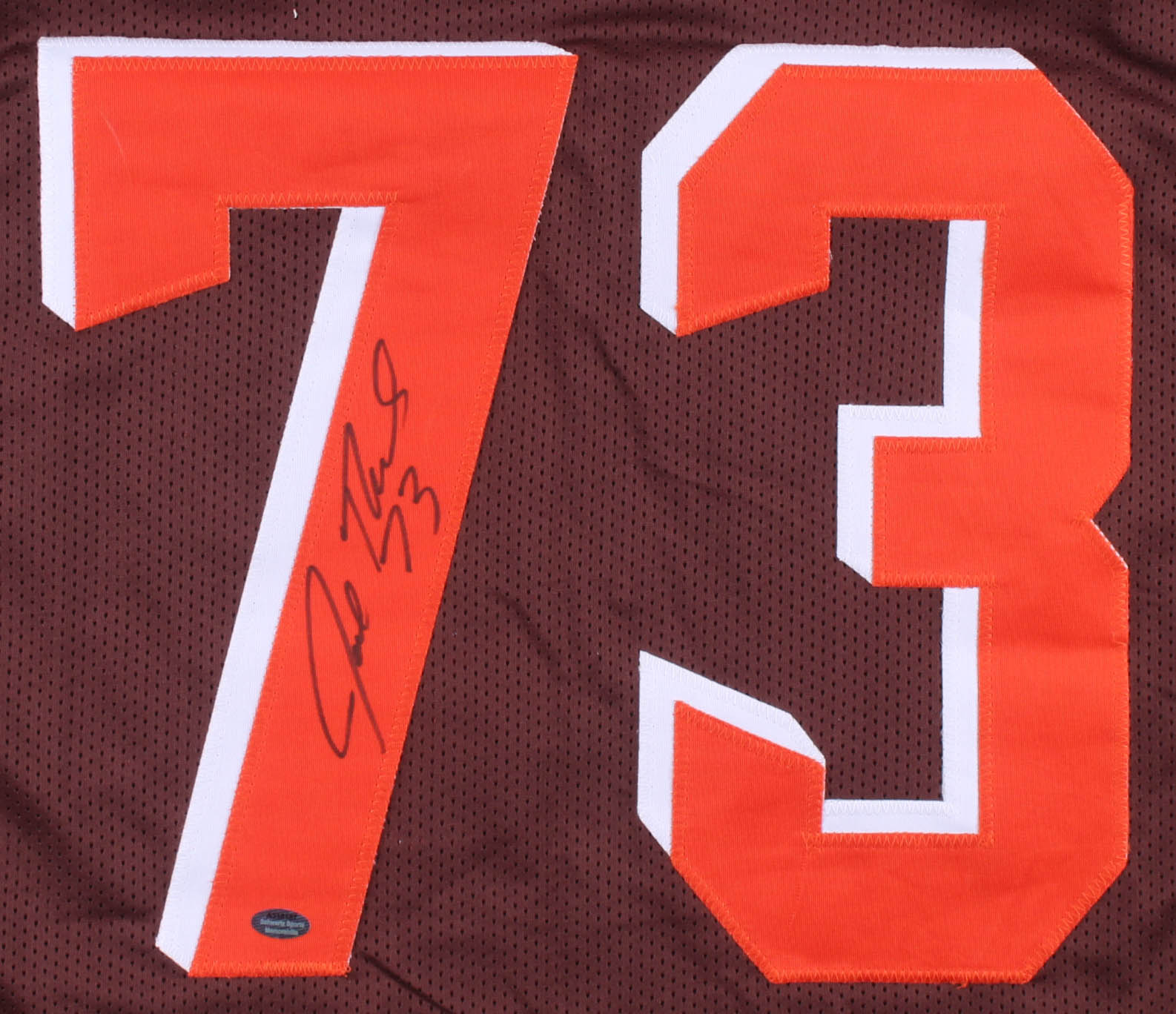Joe Thomas Signed Jersey (Schwartz COA) at PristineAuction.com Joe Thomas Signed Jersey (Schwartz COA) at PristineAuction.com