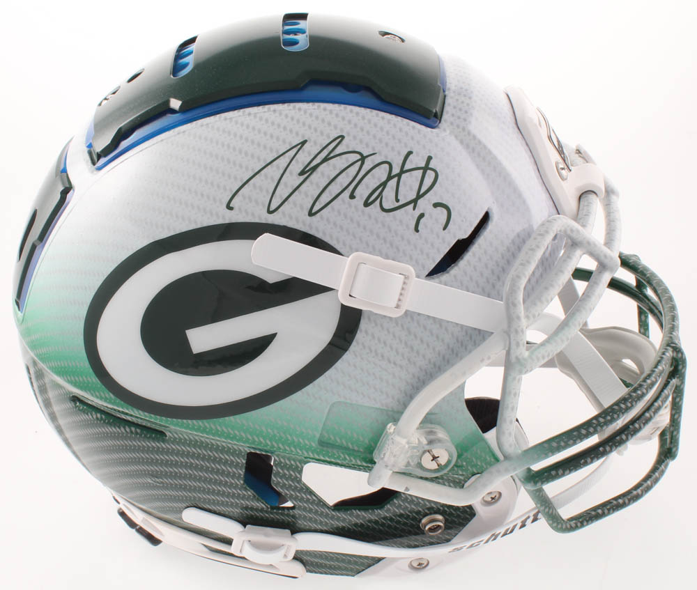 Davante Adams Signed Packers Full-Size Authentic On-Field Hydro Dipped F7 Helmet (JSA COA) at PristineAuction.com Davante Adams Signed Packers Full-Size Authentic On-Field Hydro Dipped F7 Helmet (JSA COA) at PristineAuction.com