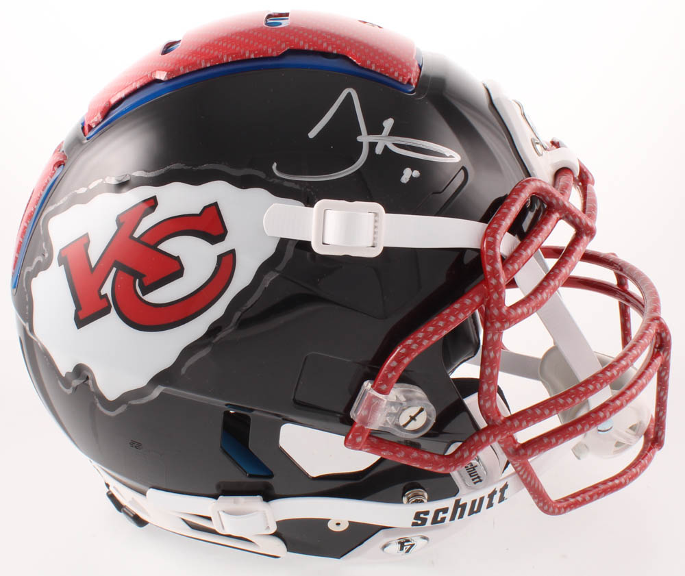 Tyreek Hill Signed Chiefs Full-Size Authentic On-Field Hydro Dipped F7 Helmet (JSA COA) at PristineAuction.com Tyreek Hill Signed Chiefs Full-Size Authentic On-Field Hydro Dipped F7 Helmet (JSA COA) at PristineAuction.com