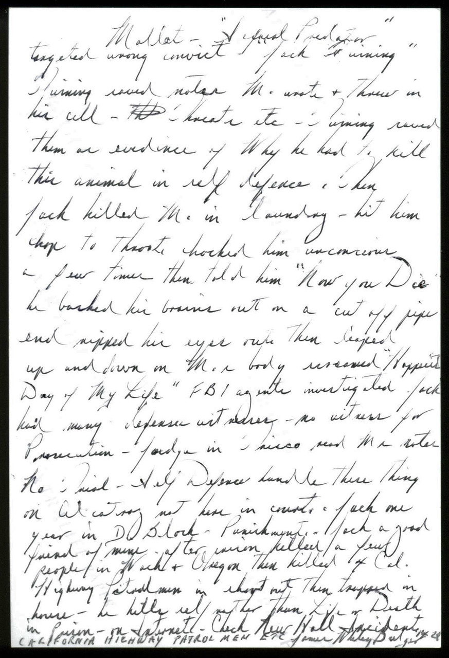 Whitey Bulger Signed 4x6 Mug Shot Of Walter Mollett (Beckett LOA) at PristineAuction.com Whitey Bulger Signed 4x6 Mug Shot Of Walter Mollett (Beckett LOA) at PristineAuction.com