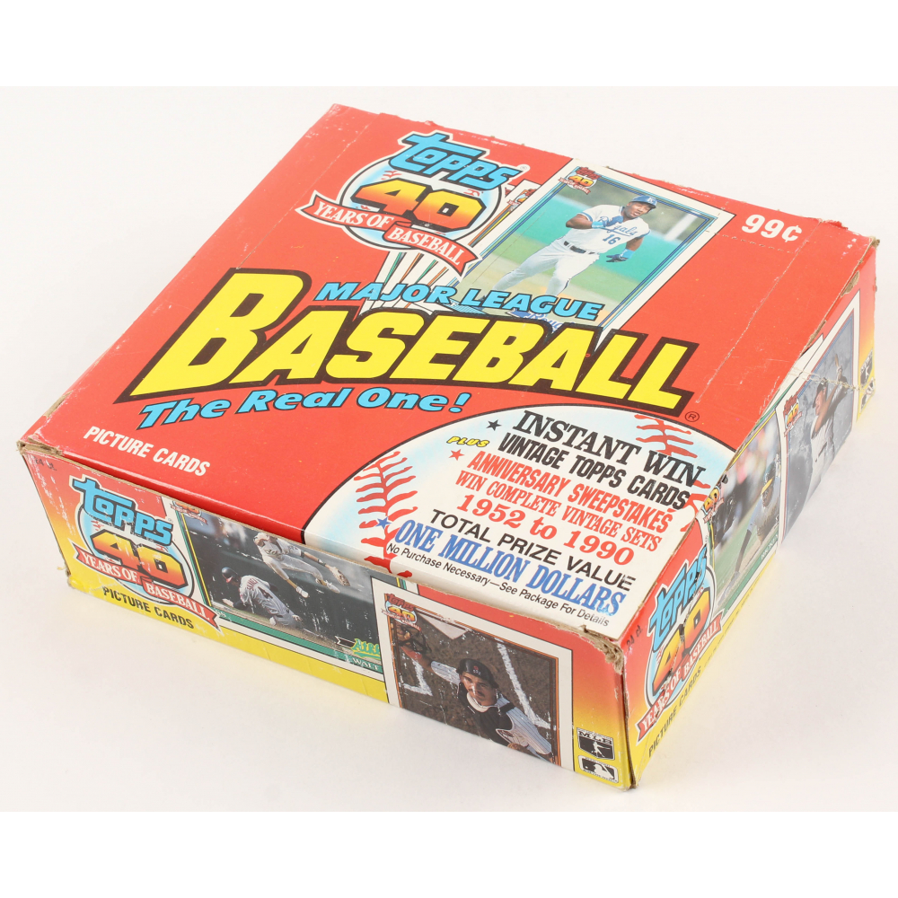 1991 TOPPS 40 YEARS OF BASEBALL CARDS PRICE GUIDE visual data 3