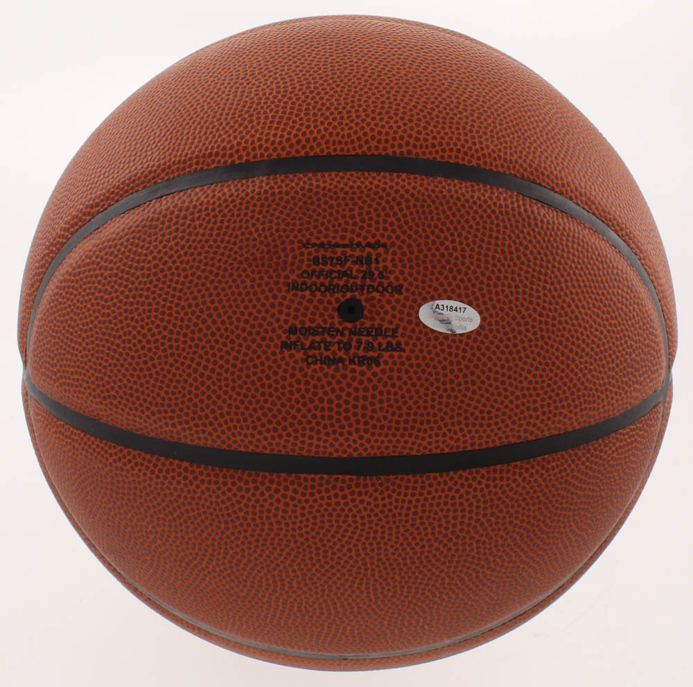 Magic Johnson Signed Michigan State Spartans Logo Basketball (Schwartz COA) at PristineAuction.com Magic Johnson Signed Michigan State Spartans Logo Basketball (Schwartz COA) at PristineAuction.com