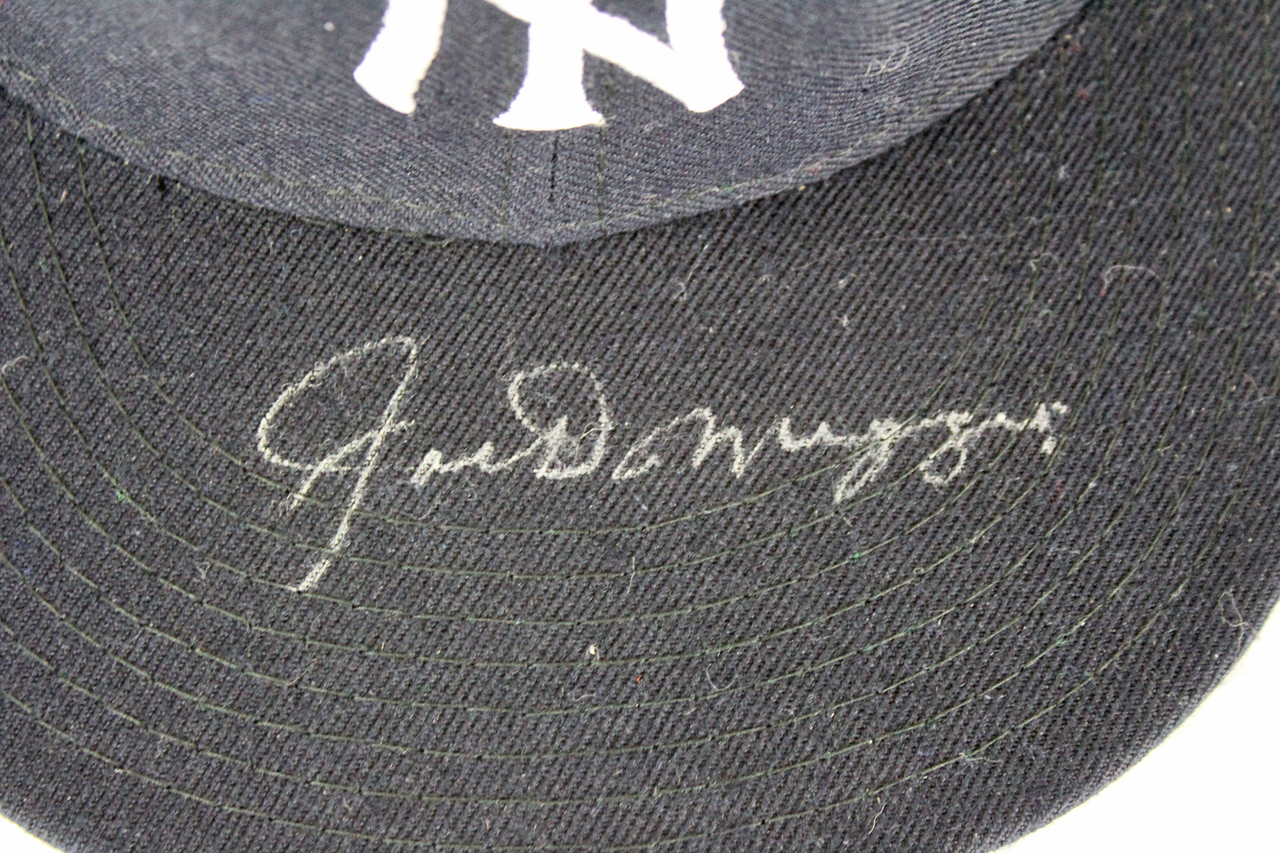 Joe DiMaggio Signed Yankees New Era Fitted Baseball Hat (JSA LOA) at PristineAuction.com Joe DiMaggio Signed Yankees New Era Fitted Baseball Hat (JSA LOA) at PristineAuction.com