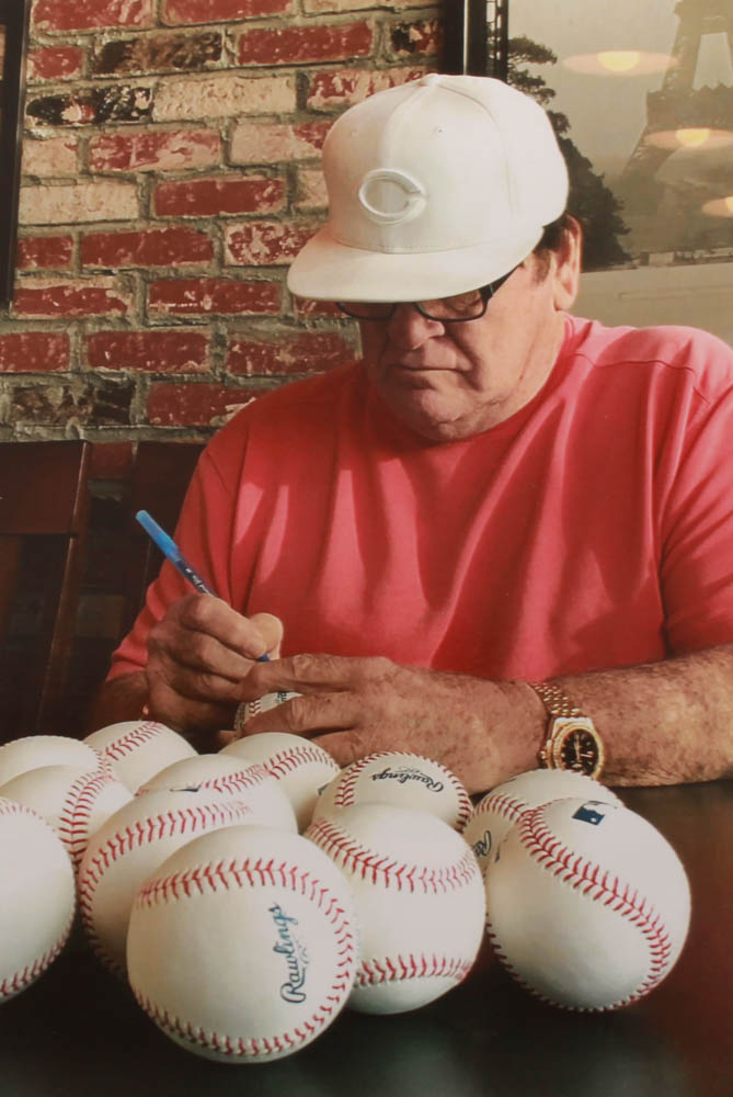 Pete Rose Signed OML Baseball Inscribed "Hit King 4256" (Radtke COA) at PristineAuction.com Pete Rose Signed OML Baseball Inscribed "Hit King 4256" (Radtke COA) at PristineAuction.com