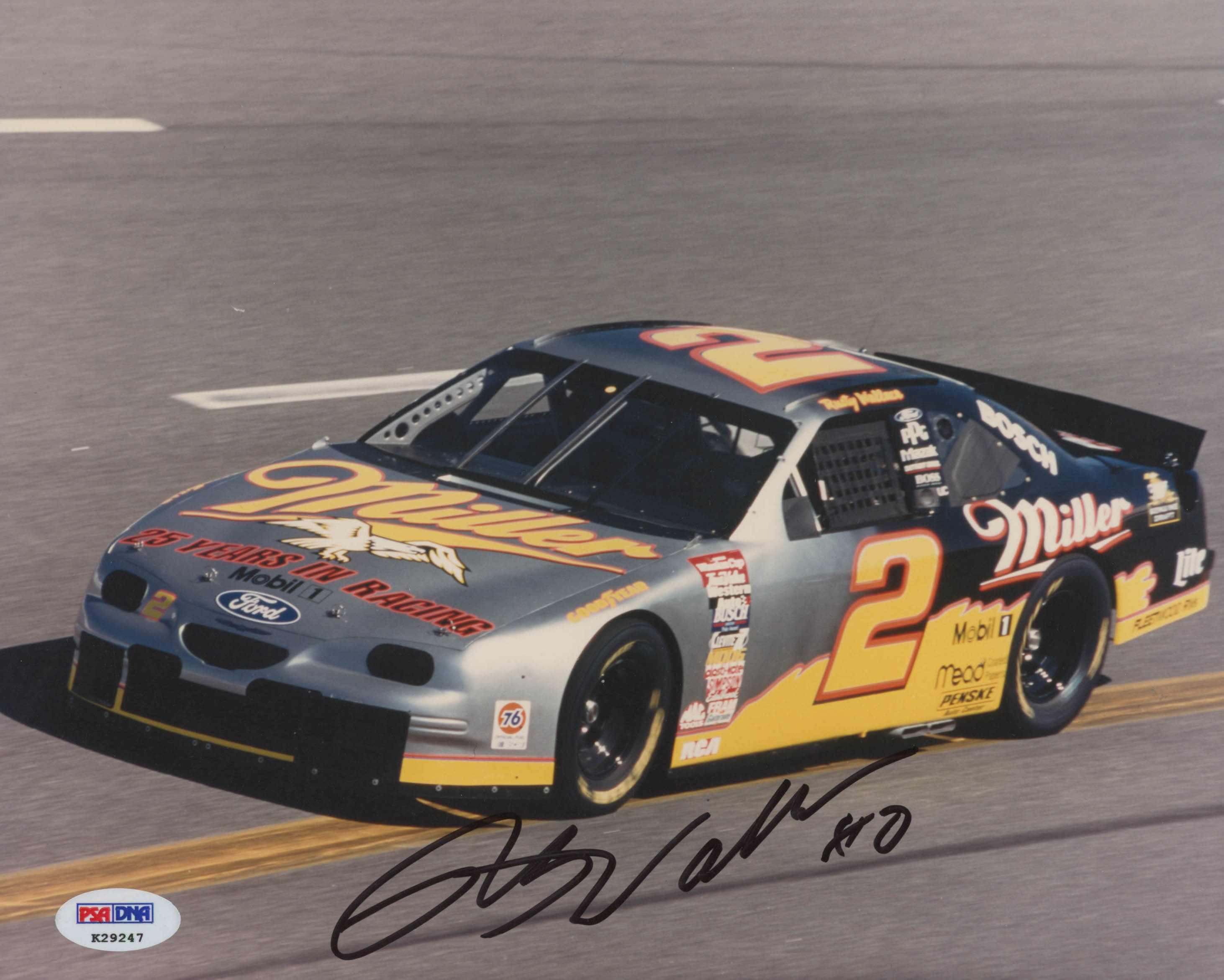 Rusty Wallace Signed NASCAR 8x10 Photo (PSA COA) at PristineAuction.com Rusty Wallace Signed NASCAR 8x10 Photo (PSA COA) at PristineAuction.com