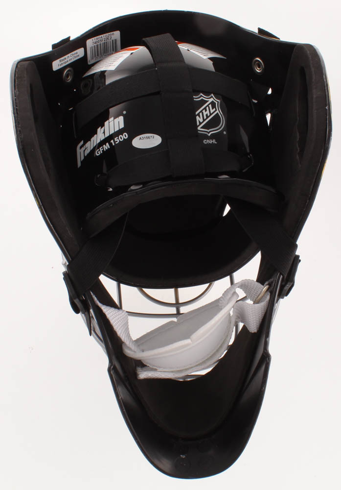 Dominik Hasek Signed Sabres Full Size Goalie Mask Inscribed "HOF 14" (Schwartz COA) at PristineAuction.com Dominik Hasek Signed Sabres Full Size Goalie Mask Inscribed "HOF 14" (Schwartz COA) at PristineAuction.com