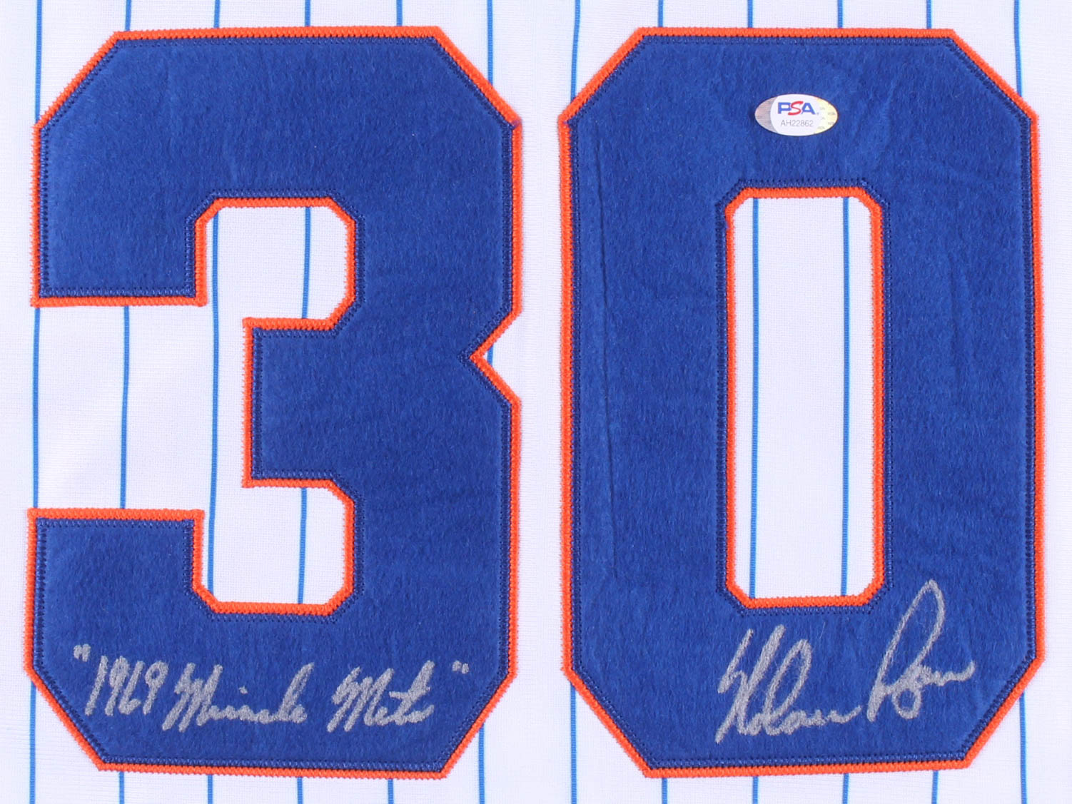 Nolan Ryan Signed Mets Jersey Inscribed "1969 Miracle Mets" (PSA COA) at PristineAuction.com Nolan Ryan Signed Mets Jersey Inscribed "1969 Miracle Mets" (PSA COA) at PristineAuction.com