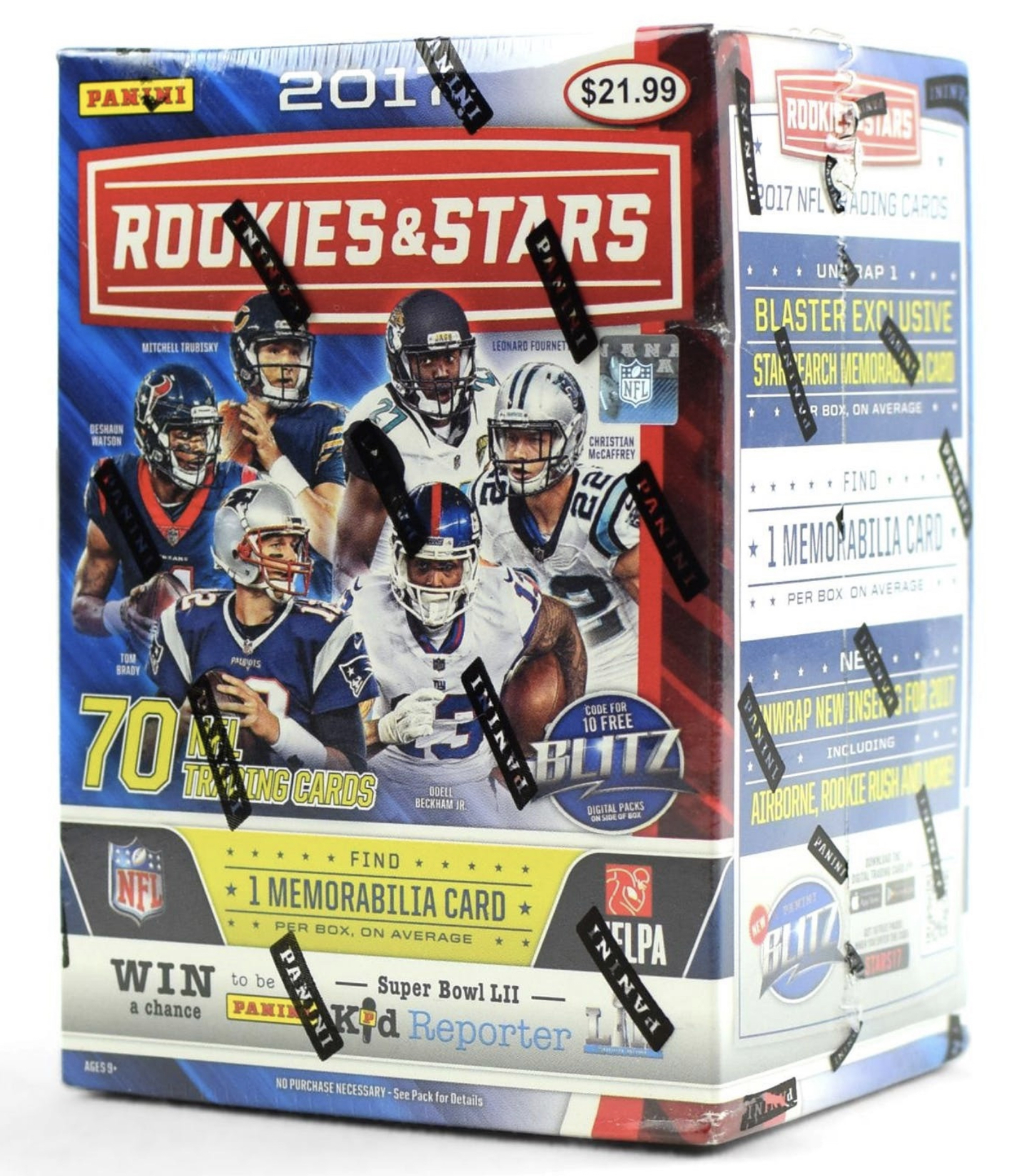 2017 Panini Rookies & Stars Football Blaster Box of (7) Packs at PristineAuction.com 2017 Panini Rookies & Stars Football Blaster Box of (7) Packs at PristineAuction.com
