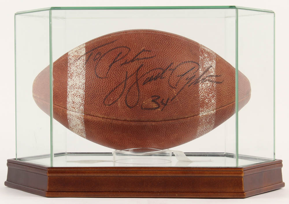 Walter Payton Signed Official Intercollegiate TD Football with Display Case (JSA LOA) at PristineAuction.com Walter Payton Signed Official Intercollegiate TD Football with Display Case (JSA LOA) at PristineAuction.com