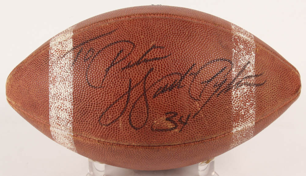 Walter Payton Signed Official Intercollegiate TD Football with Display Case (JSA LOA) at PristineAuction.com Walter Payton Signed Official Intercollegiate TD Football with Display Case (JSA LOA) at PristineAuction.com