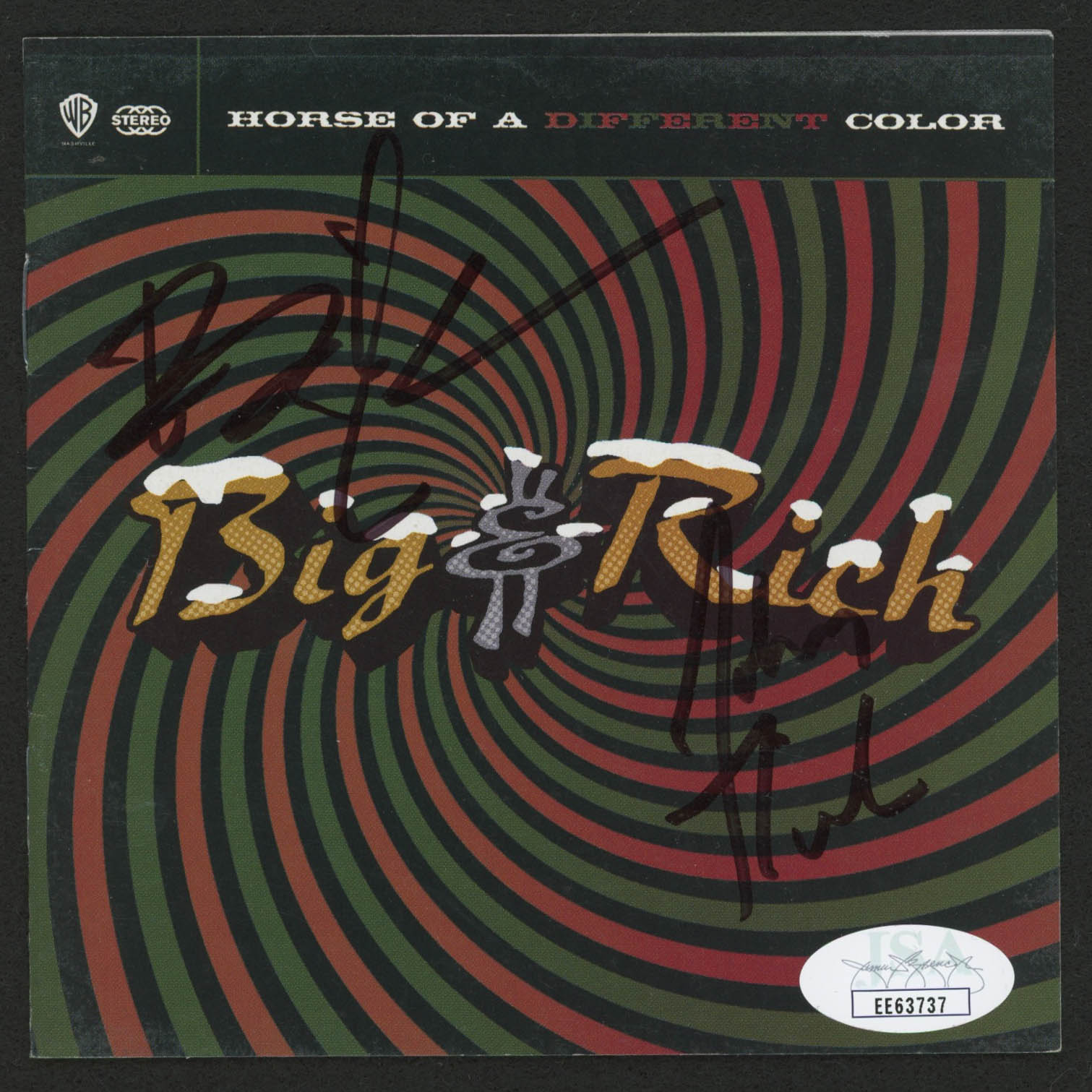 Big Kenny & John Rich Signed Big & Rich "Horse of A Different Color" CD Album Cover (JSA) at PristineAuction.com Big Kenny & John Rich Signed Big & Rich "Horse of A Different Color" CD Album Cover (JSA) at PristineAuction.com