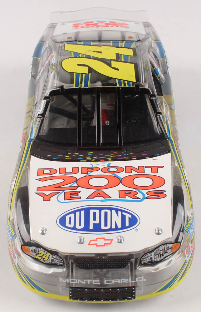 Jeff Gordon LE #24 DuPont / 200th Anniversary Celebration 2002 Monte Carlo 1:24 Scale Die Cast Car at PristineAuction.com Jeff Gordon LE #24 DuPont / 200th Anniversary Celebration 2002 Monte Carlo 1:24 Scale Die Cast Car at PristineAuction.com