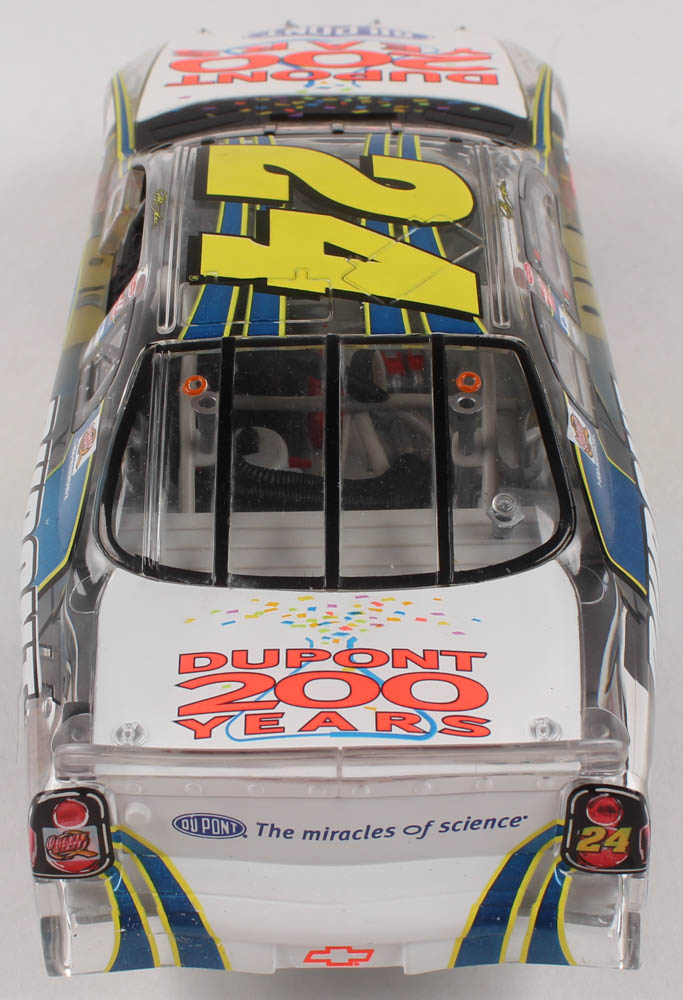 Jeff Gordon LE #24 DuPont / 200th Anniversary Celebration 2002 Monte Carlo 1:24 Scale Die Cast Car at PristineAuction.com Jeff Gordon LE #24 DuPont / 200th Anniversary Celebration 2002 Monte Carlo 1:24 Scale Die Cast Car at PristineAuction.com