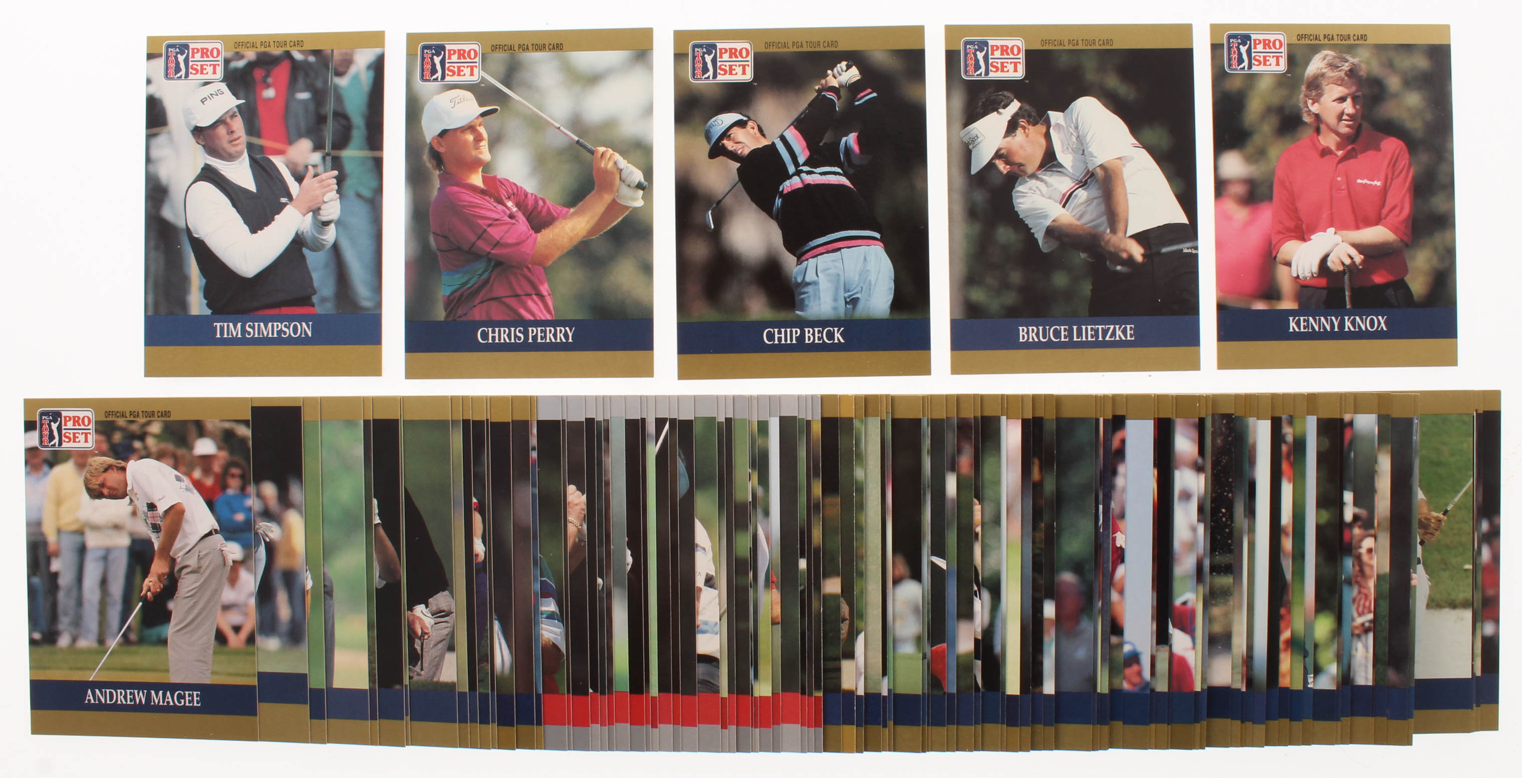 1990 Pro Set PGA Tour Special Inaugural Set of (100) Golf Cards at PristineAuction.com 1990 Pro Set PGA Tour Special Inaugural Set of (100) Golf Cards at PristineAuction.com