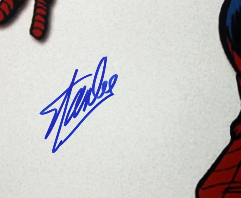 Stan Lee Signed "Spider-Man" 16x20 Photo (PSA COA) at PristineAuction.com Stan Lee Signed "Spider-Man" 16x20 Photo (PSA COA) at PristineAuction.com