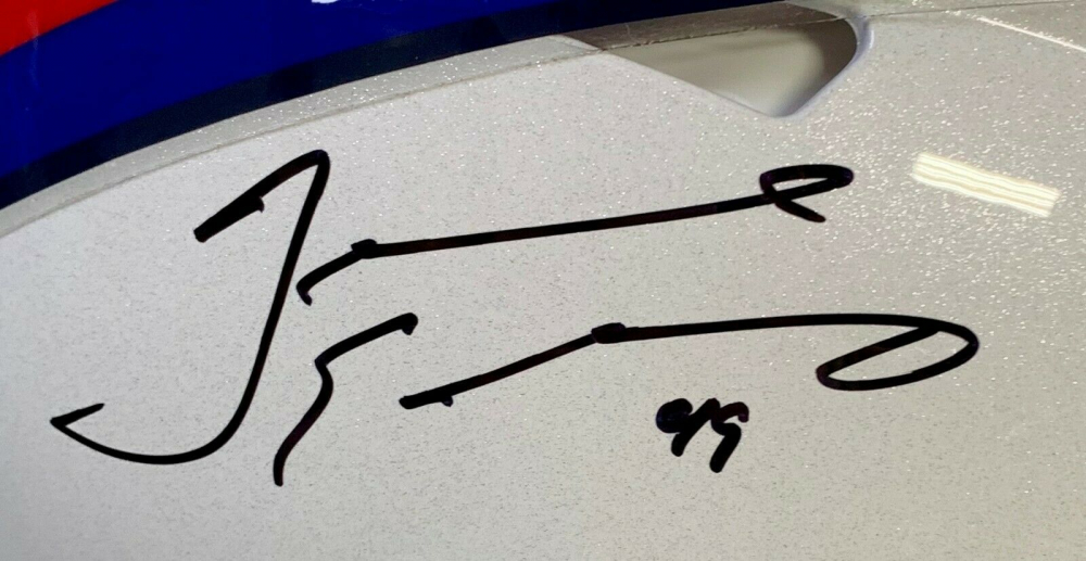 Tremaine Edmunds Signed Buffalo Bills Full-Size Authentic On-Field Speed Helmet (Beckett COA) at PristineAuction.com Tremaine Edmunds Signed Buffalo Bills Full-Size Authentic On-Field Speed Helmet (Beckett COA) at PristineAuction.com