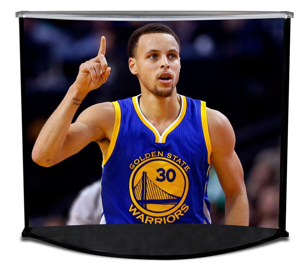 Stephen Curry Signed Warriors Record Logo Basketball with Curve Display (Fanatics Hologram) at PristineAuction.com Stephen Curry Signed Warriors Record Logo Basketball with Curve Display (Fanatics Hologram) at PristineAuction.com