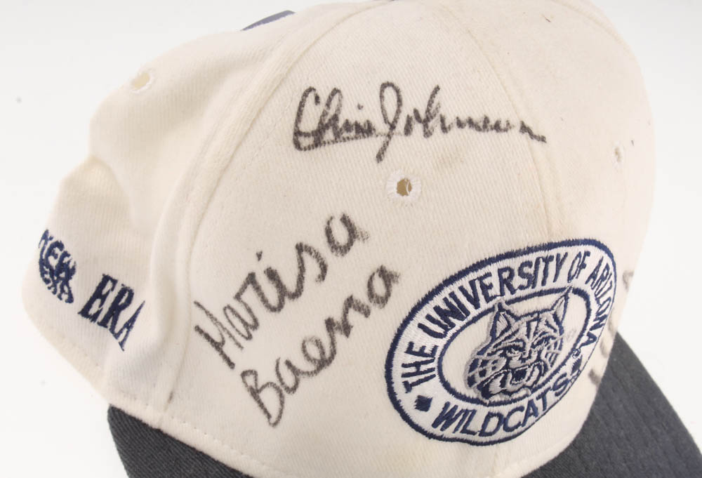 Annika Sorenstam, Marisa Baena & Christa Johnson Signed University of Arizona Hat (JSA COA) at PristineAuction.com Annika Sorenstam, Marisa Baena & Christa Johnson Signed University of Arizona Hat (JSA COA) at PristineAuction.com