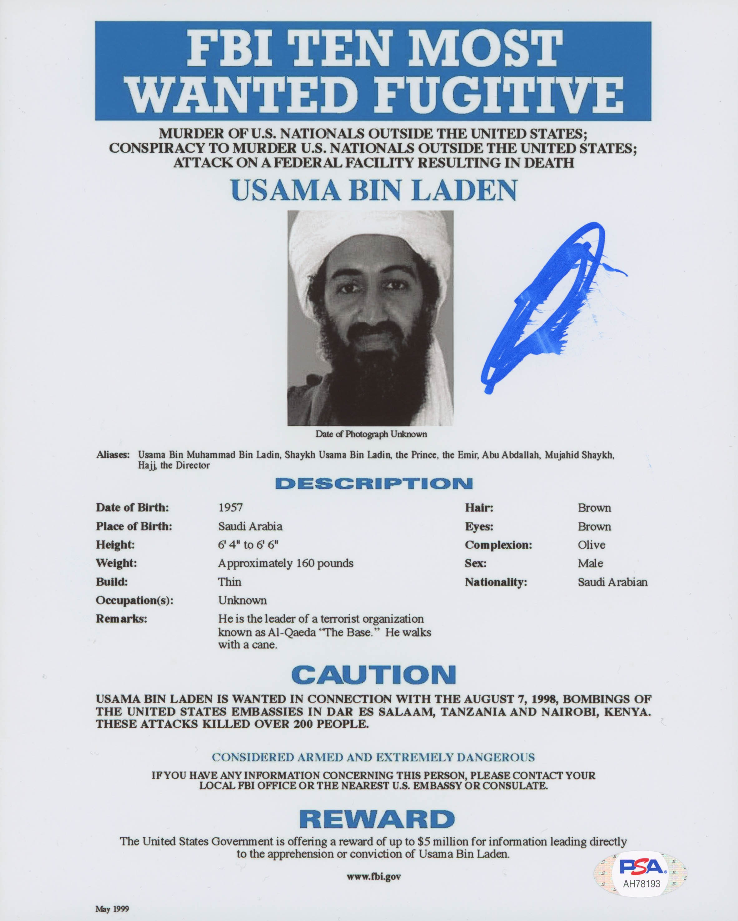 Robert O'Neill Signed 8x10 Photo (PSA COA) at PristineAuction.com Robert O'Neill Signed 8x10 Photo (PSA COA) at PristineAuction.com