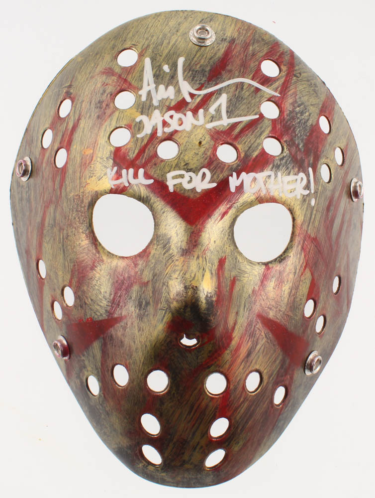 Ari Lehman Signed "Friday the 13th" Mask Inscribed "Jason 1" & "Kill For Mother!" (Lehman Hologram) at PristineAuction.com Ari Lehman Signed "Friday the 13th" Mask Inscribed "Jason 1" & "Kill For Mother!" (Lehman Hologram) at PristineAuction.com