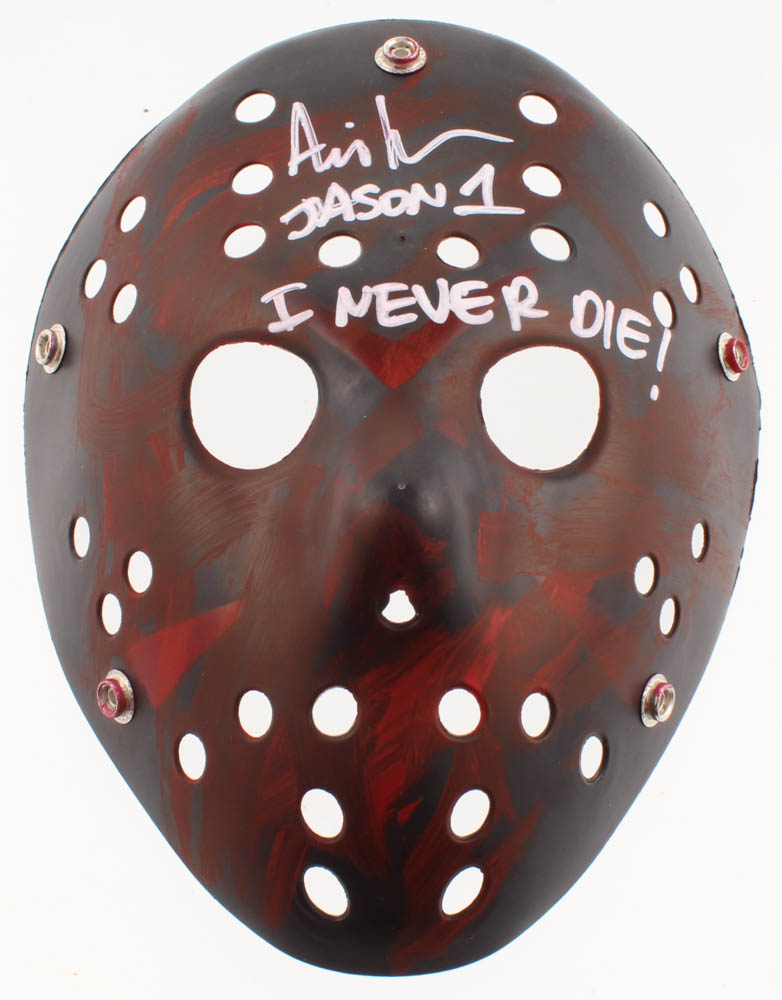 Ari LehmanJason Never Dies Autographed Friday the 13th Jason Voorhees Mask