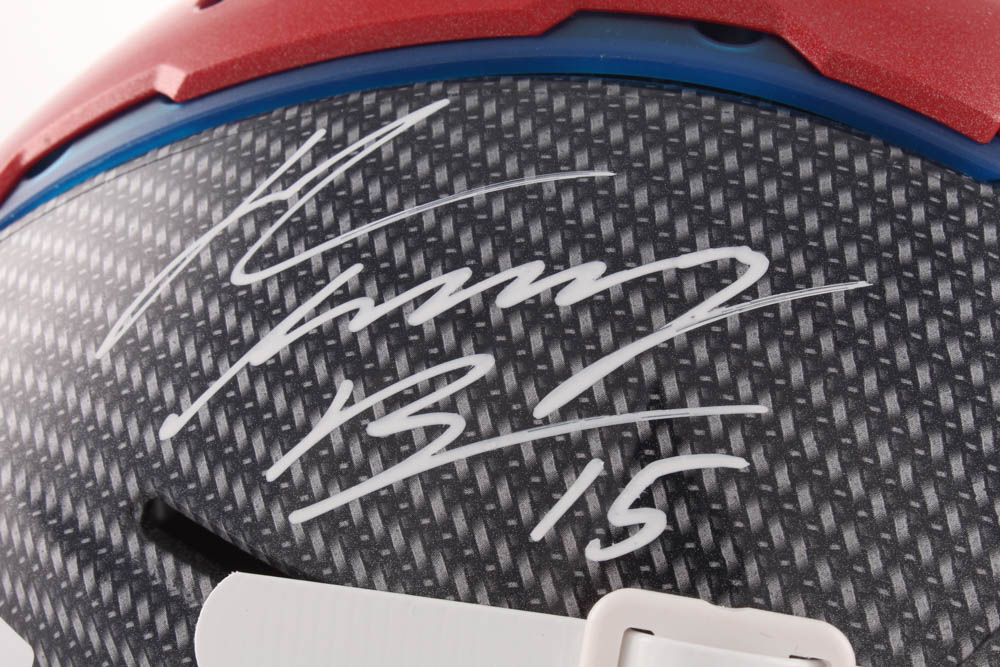 John "Smokey" Brown Signed Bills Full-Size Authentic On-Field Hydro-Dipped F7 Helmet (JSA COA) at PristineAuction.com John "Smokey" Brown Signed Bills Full-Size Authentic On-Field Hydro-Dipped F7 Helmet (JSA COA) at PristineAuction.com