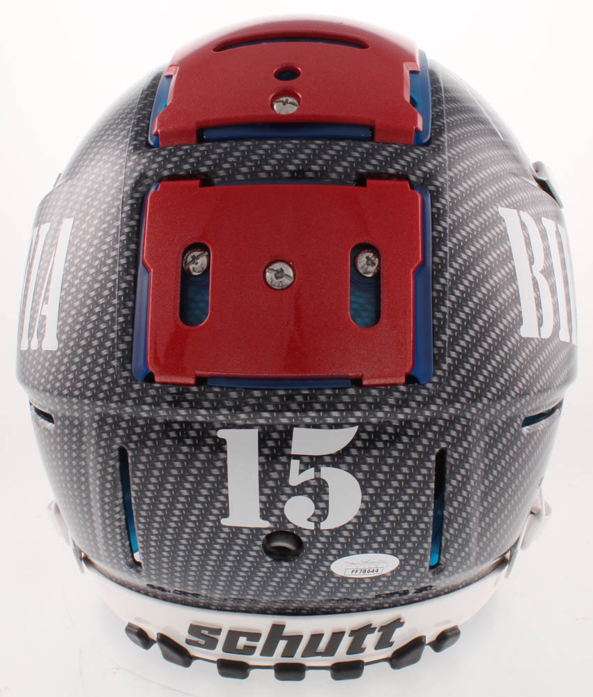 John "Smokey" Brown Signed Bills Full-Size Authentic On-Field Hydro-Dipped F7 Helmet (JSA COA) at PristineAuction.com John "Smokey" Brown Signed Bills Full-Size Authentic On-Field Hydro-Dipped F7 Helmet (JSA COA) at PristineAuction.com