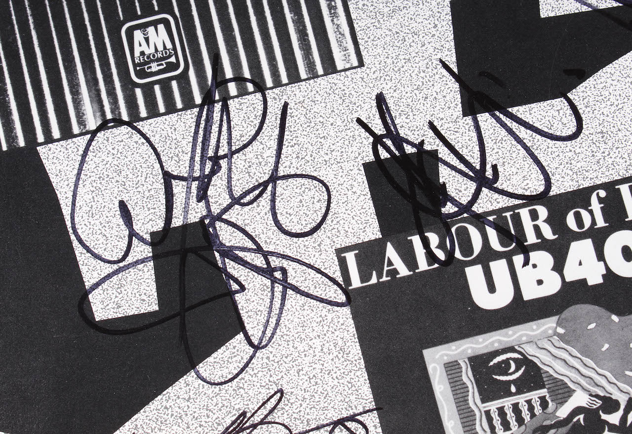 UB40 "Geffery Morgan" Vinyl Record Band-Signed by (6) with Ali Campbell, Astro, Jimmy Brown, Robin Campbell, Earl Falconer & Norman Hassan (JSA COA) at PristineAuction.com UB40 "Geffery Morgan" Vinyl Record Band-Signed by (6) with Ali Campbell, Astro, Jimmy Brown, Robin Campbell, Earl Falconer & Norman Hassan (JSA COA) at PristineAuction.com