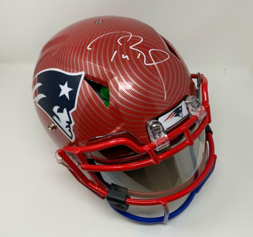 Tom Brady Signed Patriots LE Custom Hydro Dipped Full-Size Authentic On-Field Speed Helmet (Tristar Hologram & Steiner Hologram) at PristineAuction.com Tom Brady Signed Patriots LE Custom Hydro Dipped Full-Size Authentic On-Field Speed Helmet (Tristar Hologram & Steiner Hologram) at PristineAuction.com