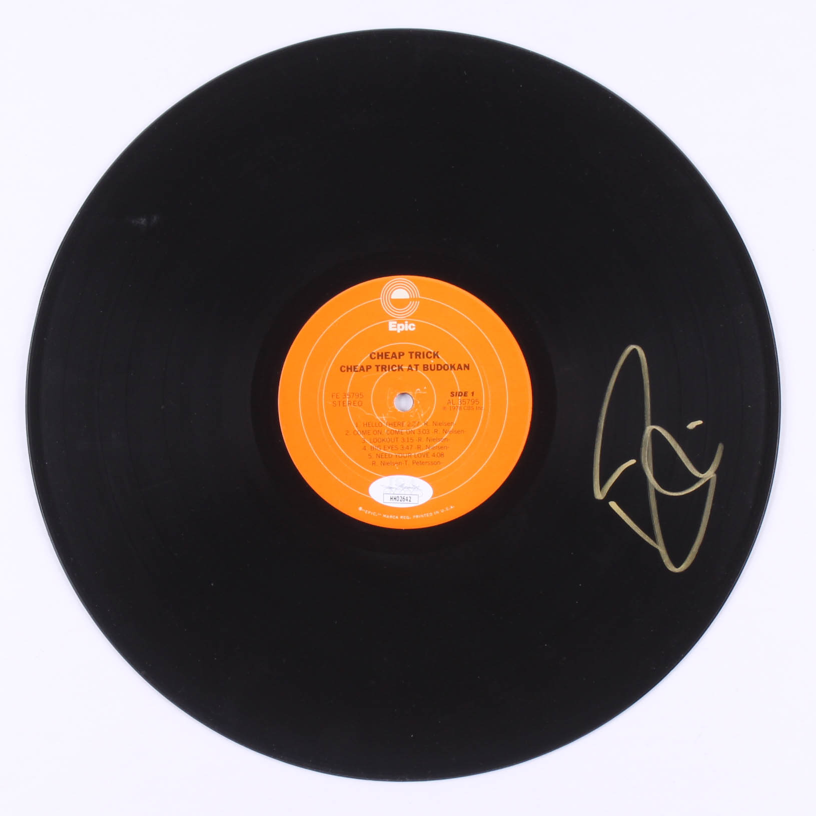 Robin Zander Signed Cheap Trick "Cheap Trick at Budokan" Vinyl Record Album Cover (JSA COA) at PristineAuction.com Robin Zander Signed Cheap Trick "Cheap Trick at Budokan" Vinyl Record Album Cover (JSA COA) at PristineAuction.com