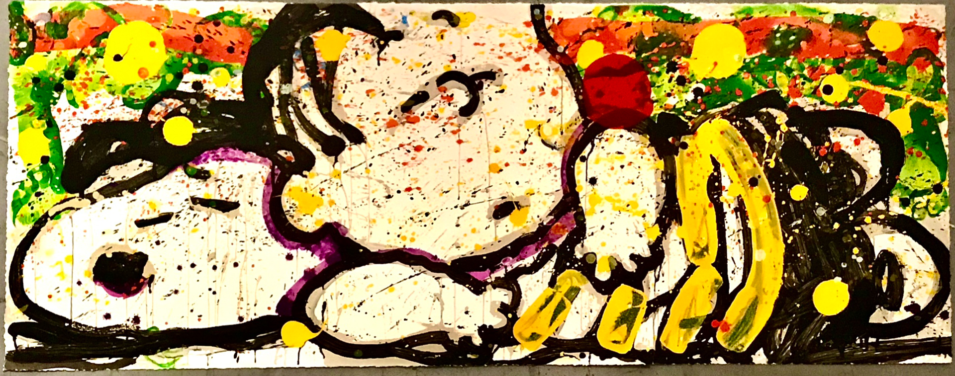 Tom Everhart Signed "Snooze Alarm Boogie" 20x52 PP Lithograph (PA LOA) at PristineAuction.com Tom Everhart Signed "Snooze Alarm Boogie" 20x52 PP Lithograph (PA LOA) at PristineAuction.com