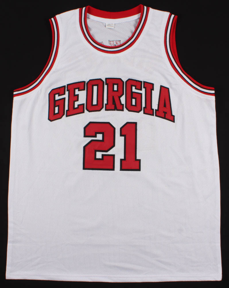 Dominique Wilkins Signed Jersey (PSA COA) at PristineAuction.com Dominique Wilkins Signed Jersey (PSA COA) at PristineAuction.com