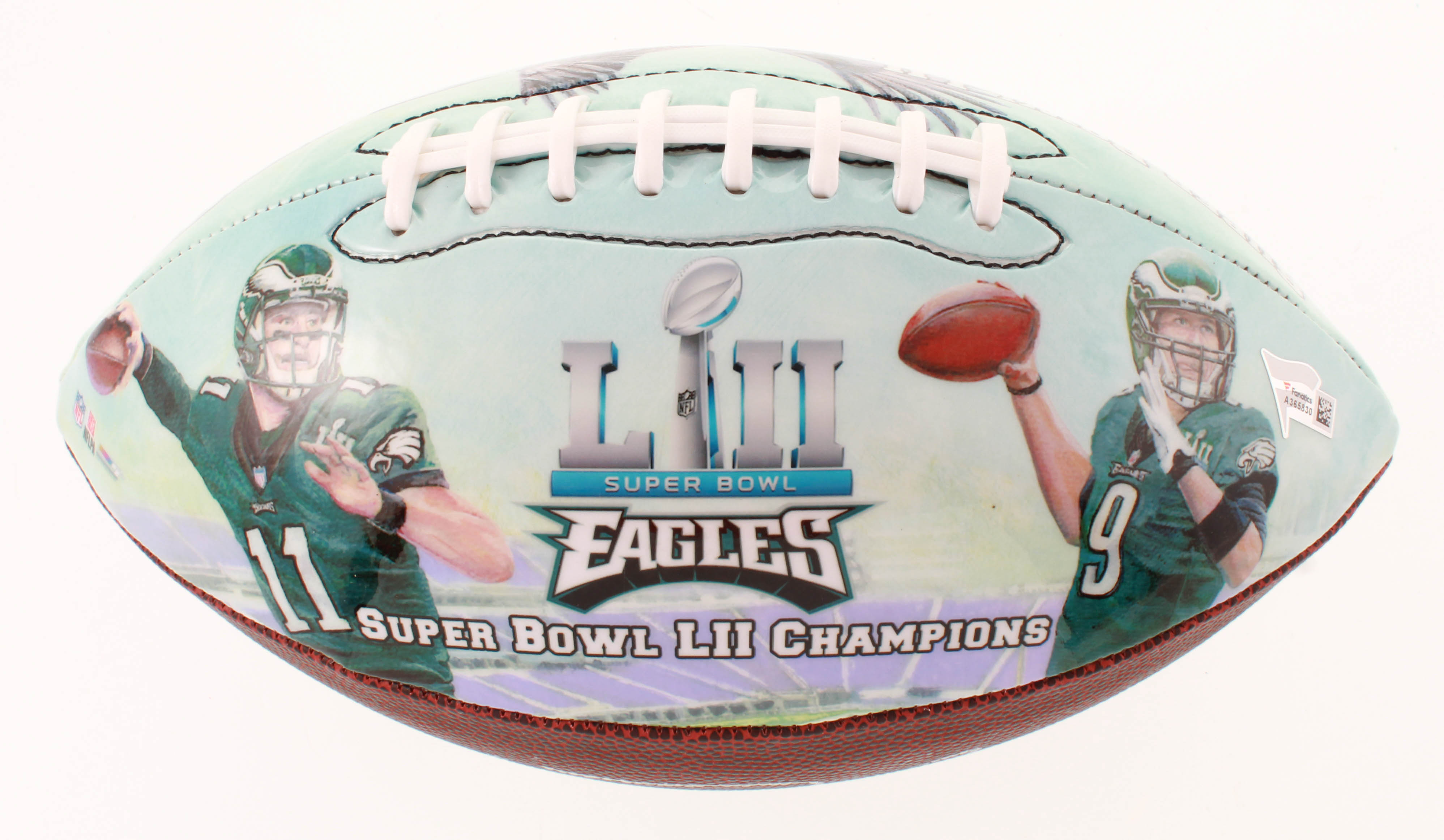 Nick Foles Signed Eagles Super Bowl LII Champions Art Football (Fanatics Hologram) at PristineAuction.com Nick Foles Signed Eagles Super Bowl LII Champions Art Football (Fanatics Hologram) at PristineAuction.com