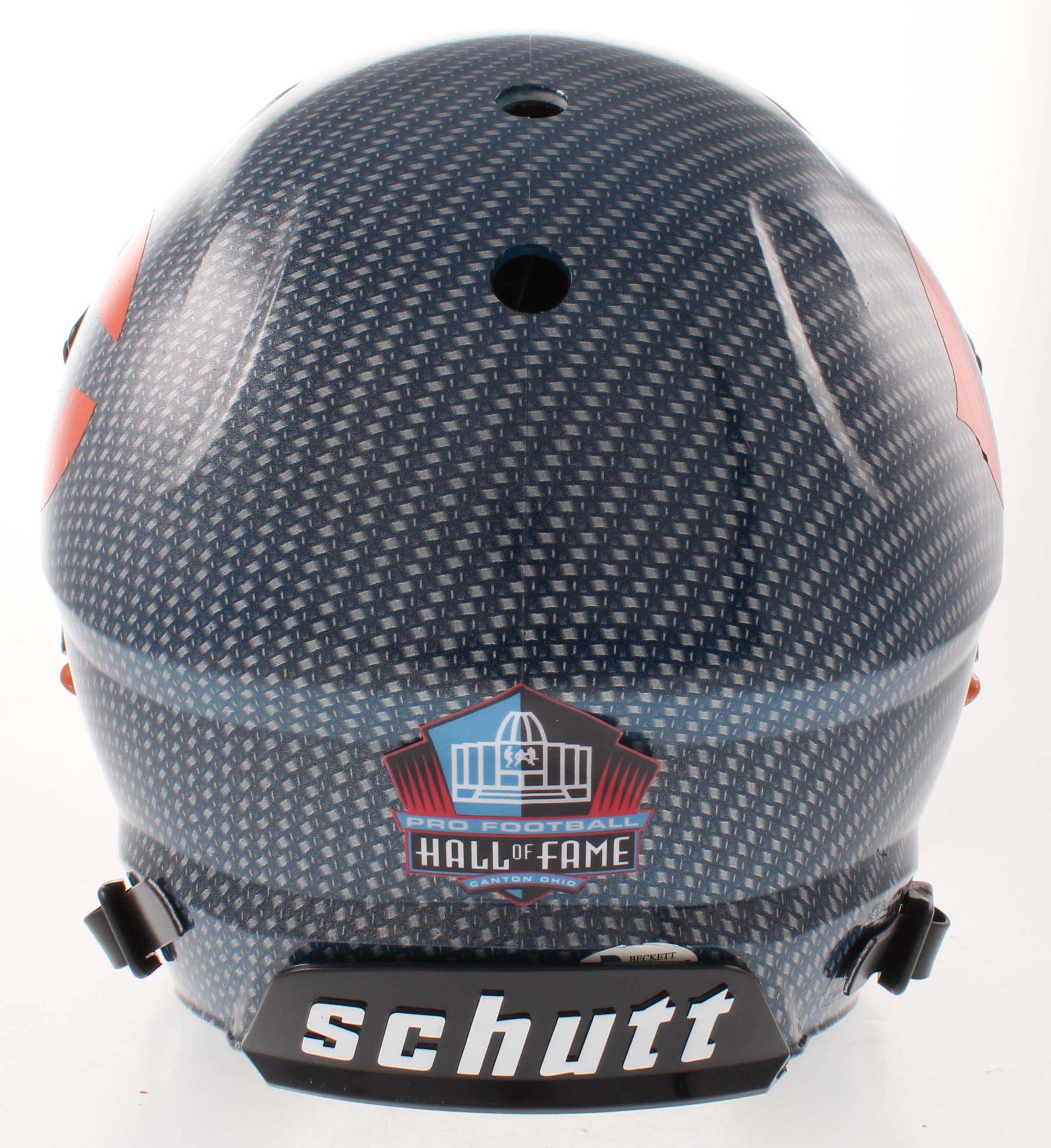 Dan Hampton Signed Bears Full-Size Authentic On-Field Hydro-Dipped Vengeance Helmet with Hall of Fame Logo Inscribed "HOF 2002" (Beckett COA) at PristineAuction.com Dan Hampton Signed Bears Full-Size Authentic On-Field Hydro-Dipped Vengeance Helmet with Hall of Fame Logo Inscribed "HOF 2002" (Beckett COA) at PristineAuction.com