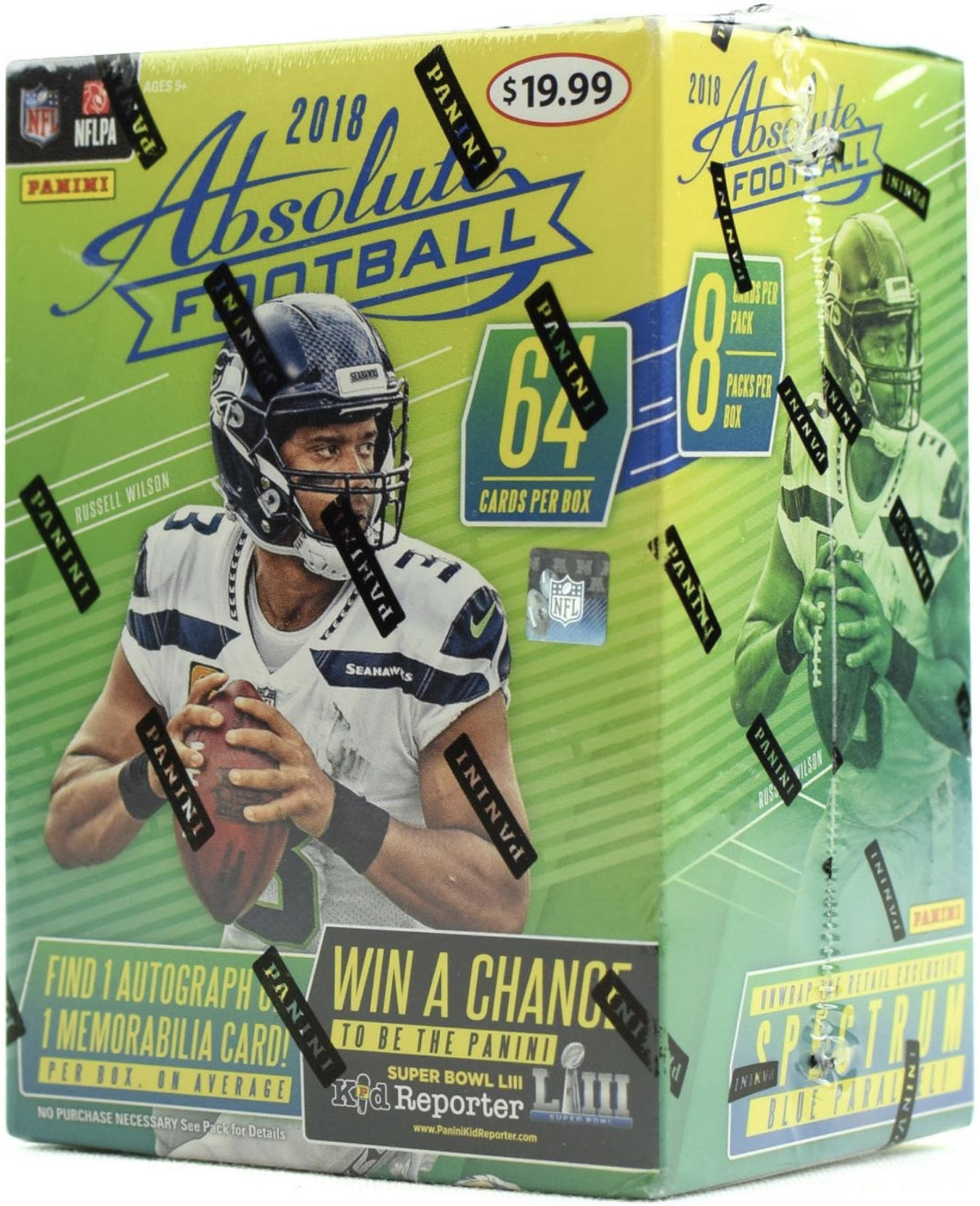 2018 Panini Absolute Football Blaster Box of (8) Packs at PristineAuction.com 2018 Panini Absolute Football Blaster Box of (8) Packs at PristineAuction.com